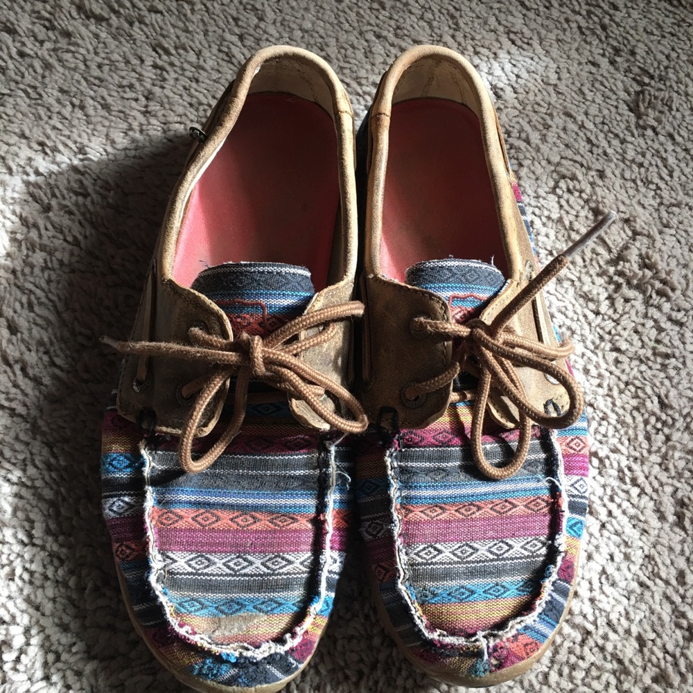 Twisted X Serape Loafers Well Worn 7
